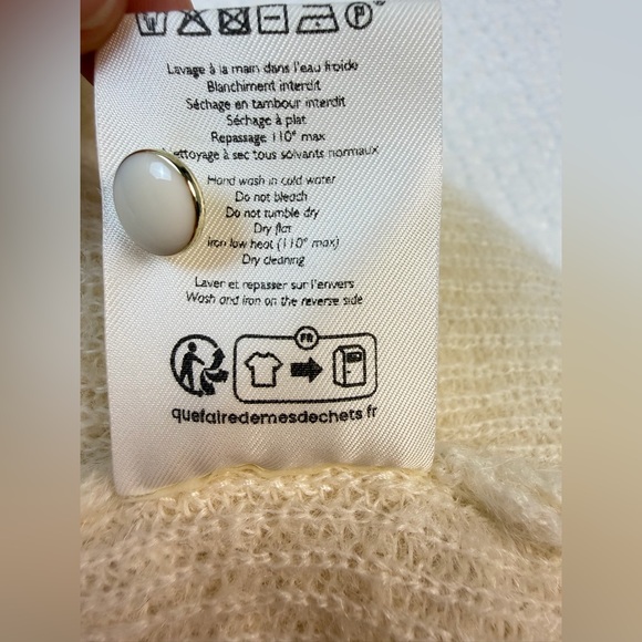 Sézane La Maille Cardigan XS Mohair Alpaca Italy - Picture 5 of 9